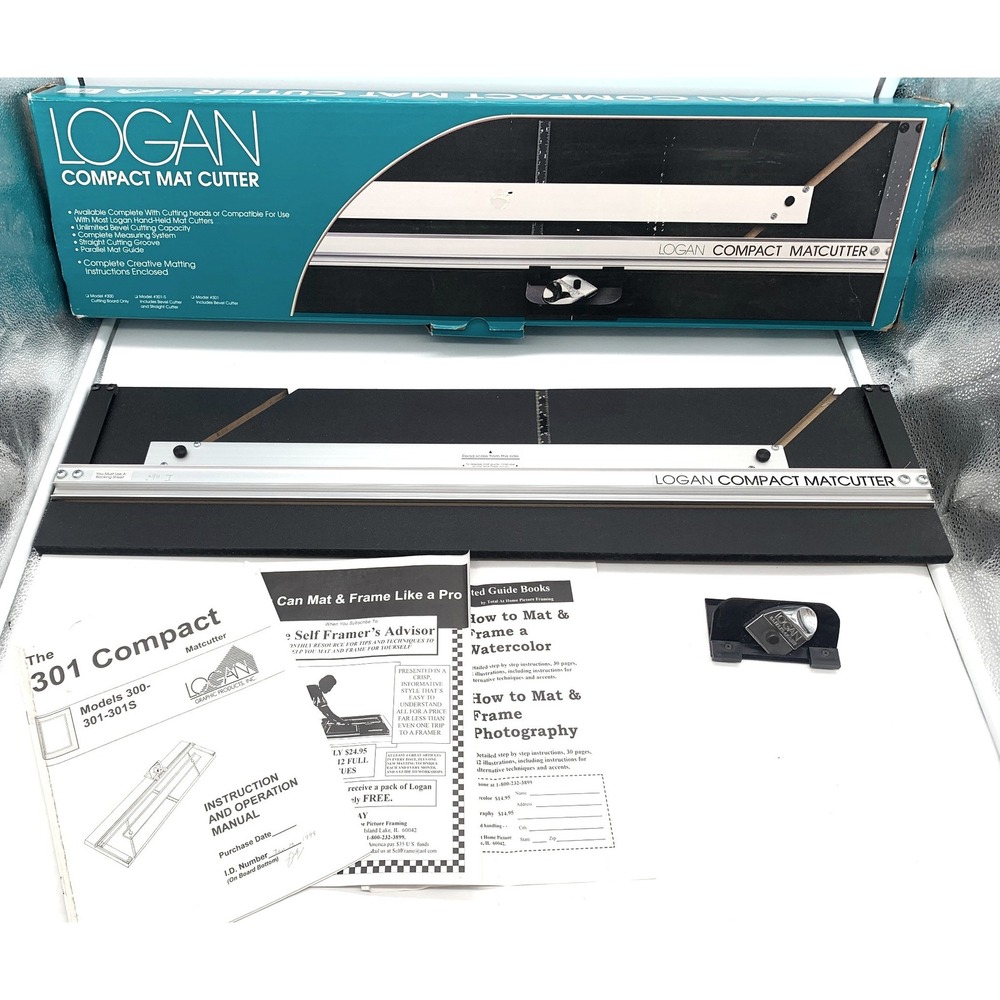 NEW Logan 301-1 Compact Classic Mat Cutter 32" Picture Framing Board Tool System
